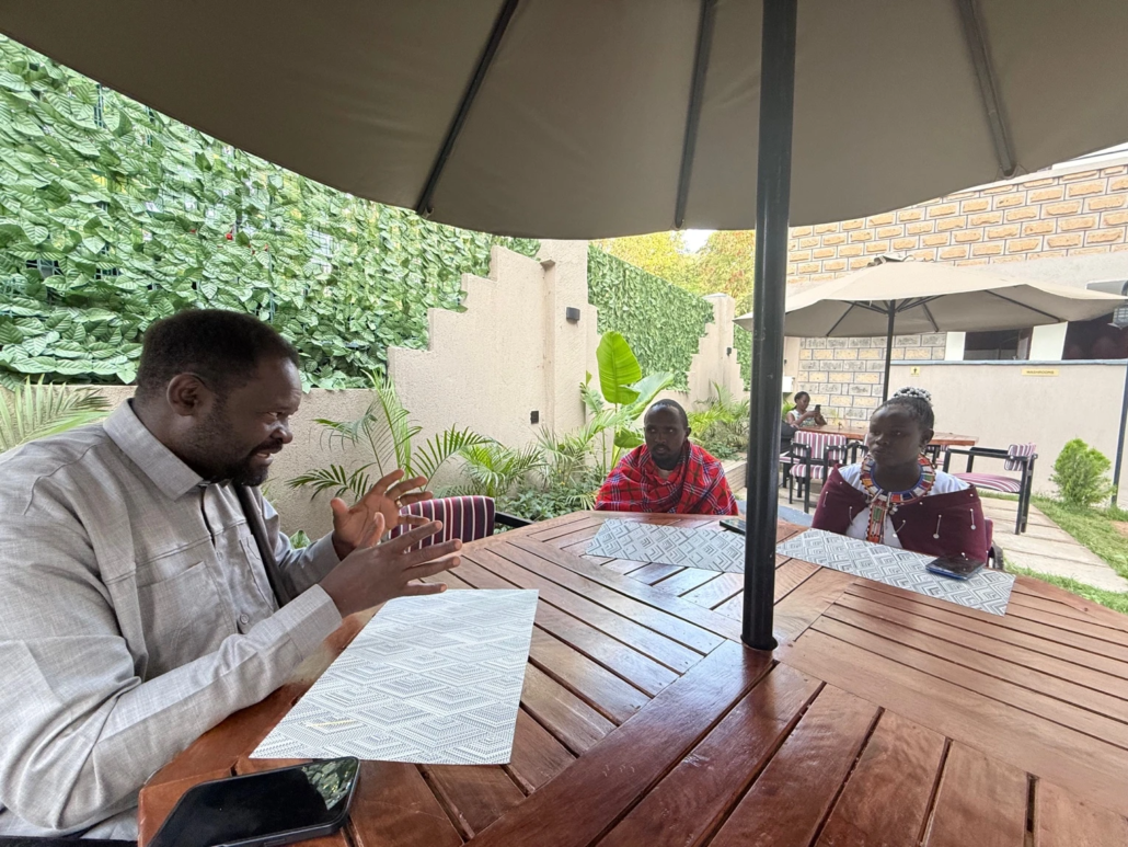 A couple receive advice from Dr. Okongo Samson