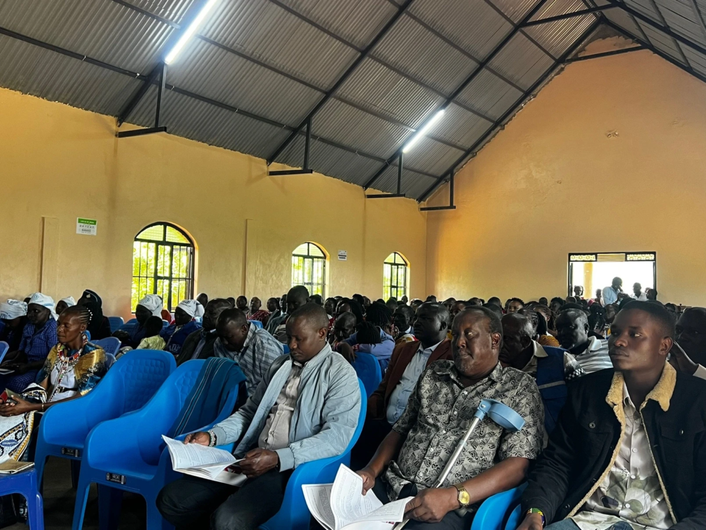 Orkung Community Church during service